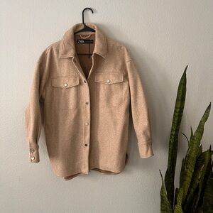 Zara oversized coat size s